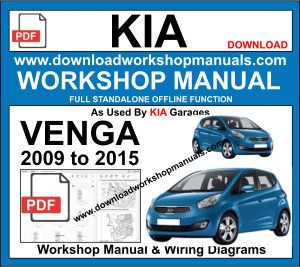 Kia Venga repair workshop manual